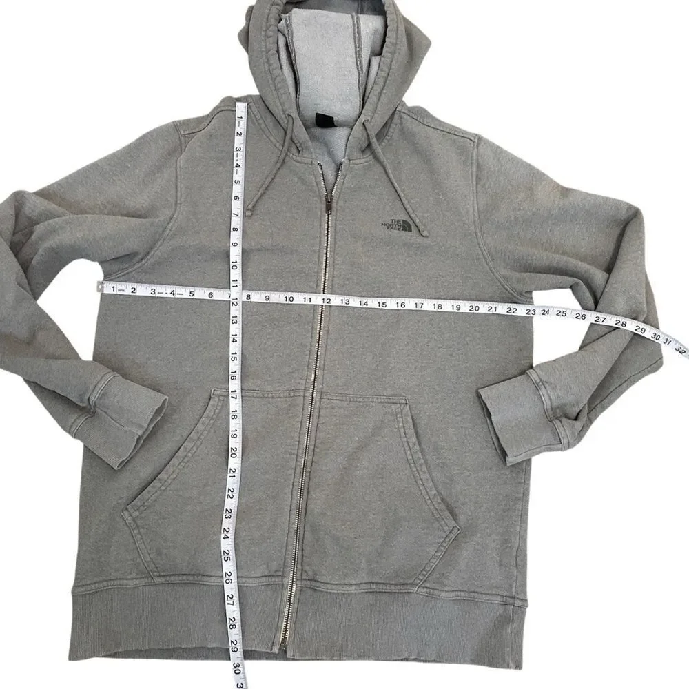 The North Face gray full zip men’s size large hoodie size large